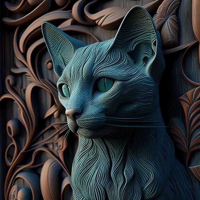 Russian Blue cat